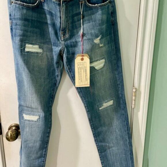 Current Elliott Distressed high waisted Jeans size 27 - Picture 4 of 10